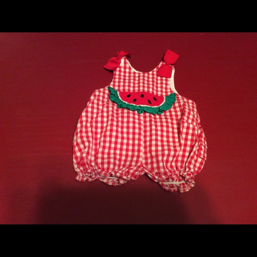 Class Club Baby size 6 month watermelon outfit